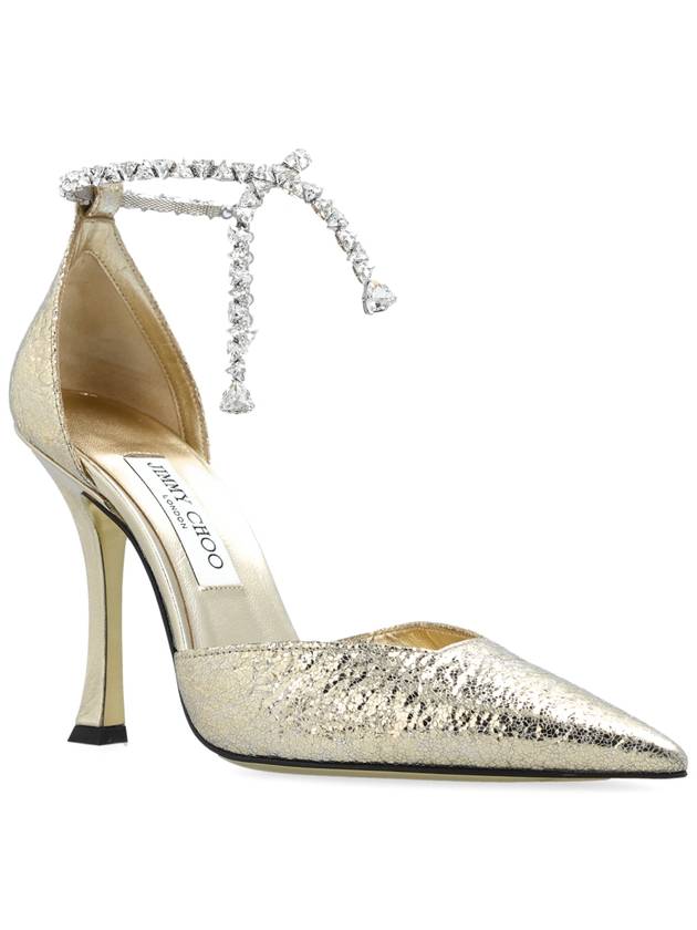 Jimmy Choo High Heels ‘Stevie’, Women's, Gold - JIMMY CHOO - BALAAN 4