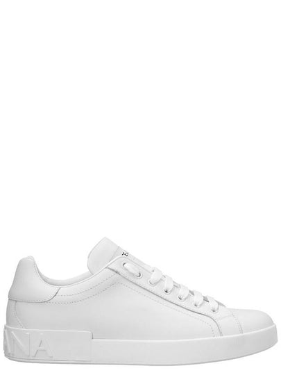 Portofino Calfskin Low Top Sneakers White - DOLCE&GABBANA - BALAAN 2