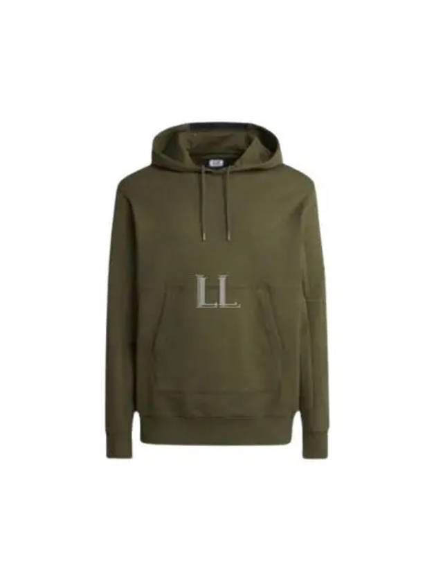 Diagonal Raised Fleece Hoodie Ivy Green - CP COMPANY - BALAAN 2