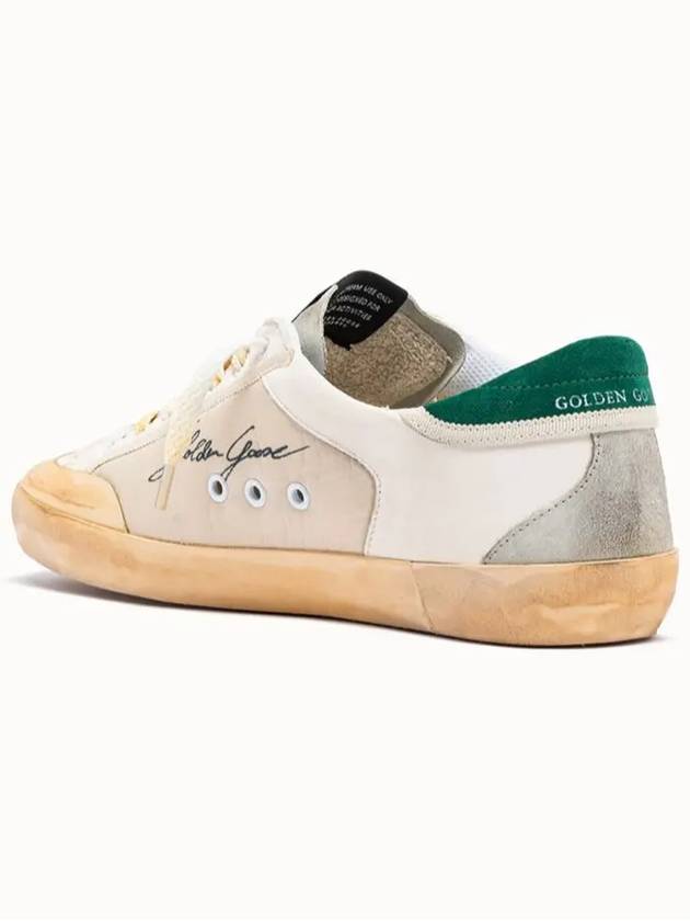 Superstar Low Top Sneakers Green Beige - GOLDEN GOOSE - BALAAN 3