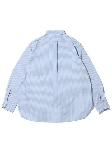 button down striped wind shirt - NANAMICA - BALAAN 1