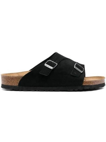 Zurich Wade Leather Slippers Black - BIRKENSTOCK - BALAAN 1