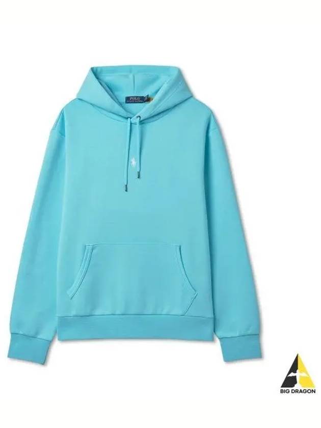 double knit hoodie sky blue - POLO RALPH LAUREN - BALAAN 1