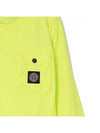 Kids Logo Pocket T shirt Neon Green 771620347 V0031 - STONE ISLAND - BALAAN 4