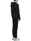 Men's Fleece Zip-Up Padding Black - MONCLER - BALAAN 7