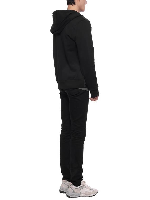 Men's Fleece Zip-Up Padding Black - MONCLER - BALAAN 7