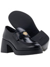 Penny Leather Loafers Black - MIU MIU - BALAAN 6