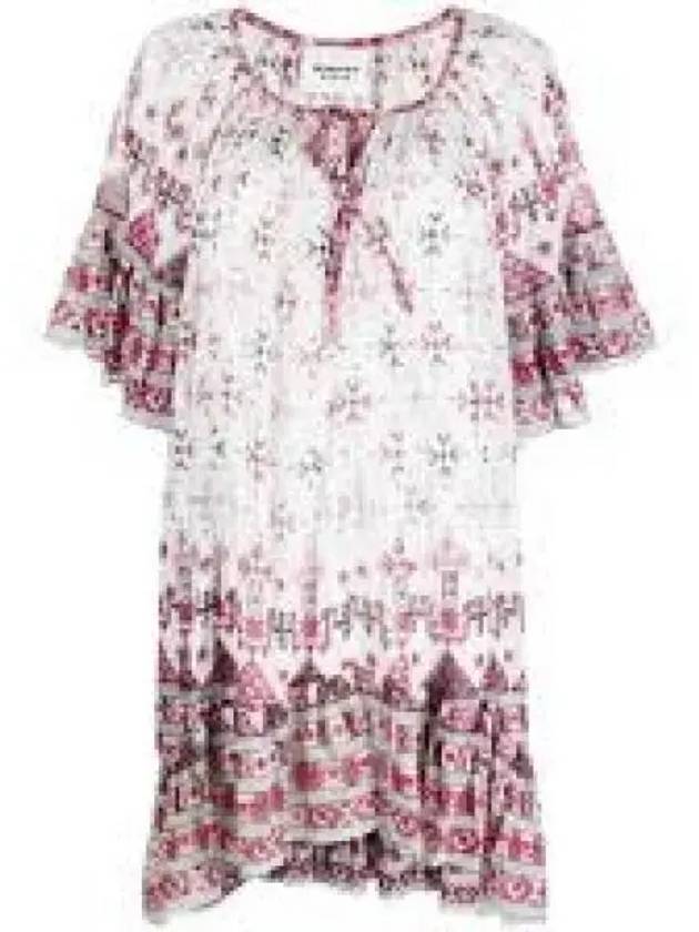 Roan Cotton Lurex One Piece White RO0047FBA1J53E20WH 1015659 - ISABEL MARANT - BALAAN 1