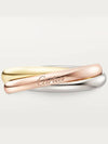 Trinity ring small white gold rose gold yellow gold - CARTIER - BALAAN 2