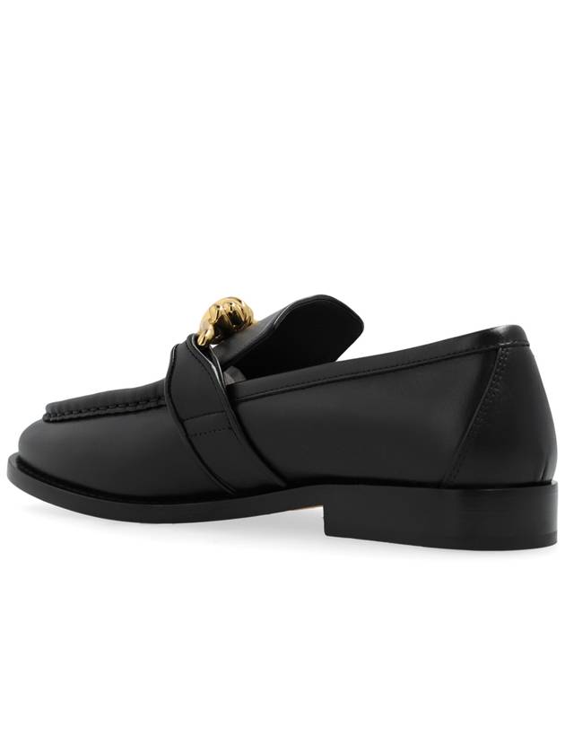 Astaire Leather Loafers Black - BOTTEGA VENETA - BALAAN 6