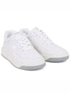 Men's Nappa Leather One-Stud Sneakers All White - VALENTINO - BALAAN 3