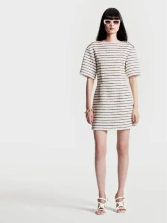 Striped tweed dress 1AFLDA - LOUIS VUITTON - BALAAN 1