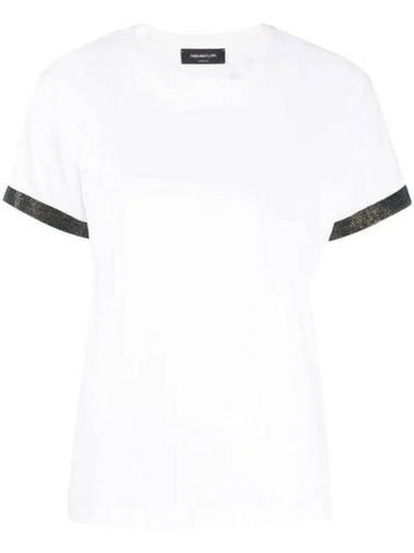 beaded t-shirt JED273B5470000I769 - FABIANA FILIPPI - BALAAN 1