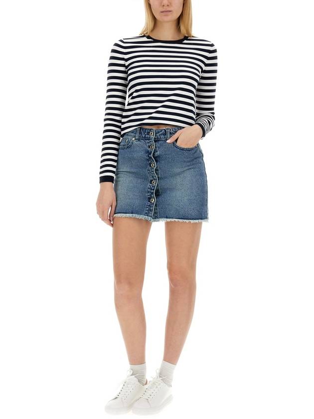 DENIM MINI SKIRT - MICHAEL KORS - BALAAN 1