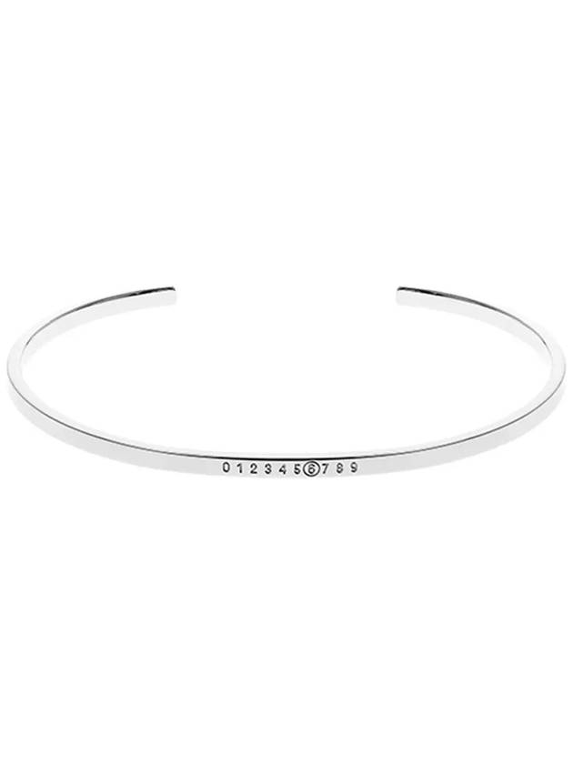 Numeric Minimal Signature Bracelet Silver - MAISON MARGIELA - BALAAN 5