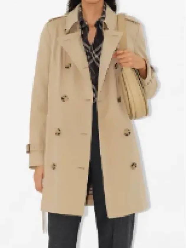 Short Chelsea Heritage Trench Coat Beige - BURBERRY - BALAAN 2