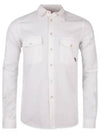 Broad Stripe Zebra Cotton Long Sleeve Shirt White - PAUL SMITH - BALAAN 2