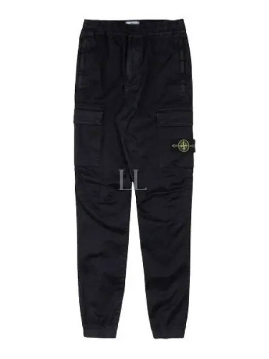 Wappen Patch Cargo Track Pants Black - STONE ISLAND - BALAAN 2