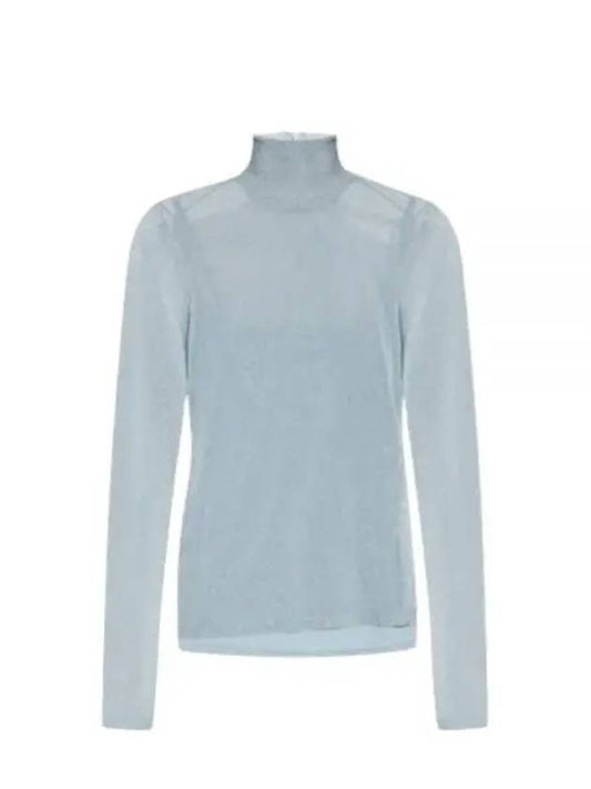 Women's Ilde Rayon Turtleneck Light Blue - MAX MARA - BALAAN 2