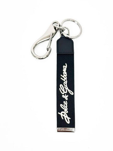 OS DG rubber lettering logo keyring - DOLCE&GABBANA - BALAAN 1