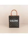 Triomphe Vertical Cavas Small Tote Bag Tan - CELINE - BALAAN 2