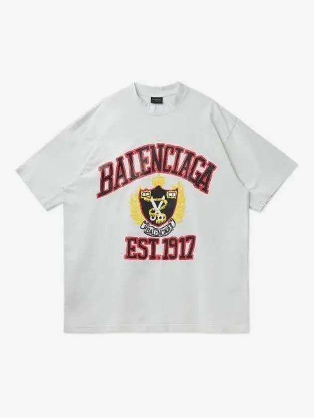 DIY College Medium Fit Short Sleeve T-Shirt White - BALENCIAGA - BALAAN 2