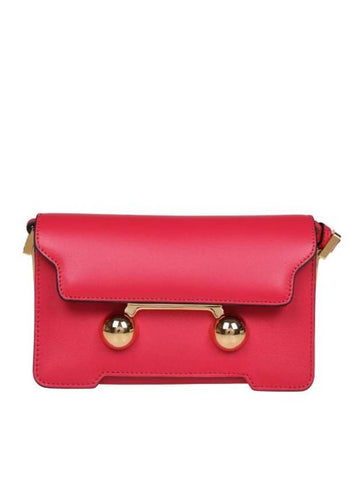 Leather Cross Bag Red - MARNI - BALAAN 1