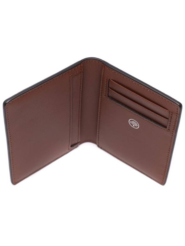 Pebble Logo Print Card Wallet Brown - MULBERRY - BALAAN 7