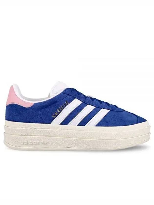 Originals Women's Gazelle Bold Low Top Sneakers Blue - ADIDAS - BALAAN 2