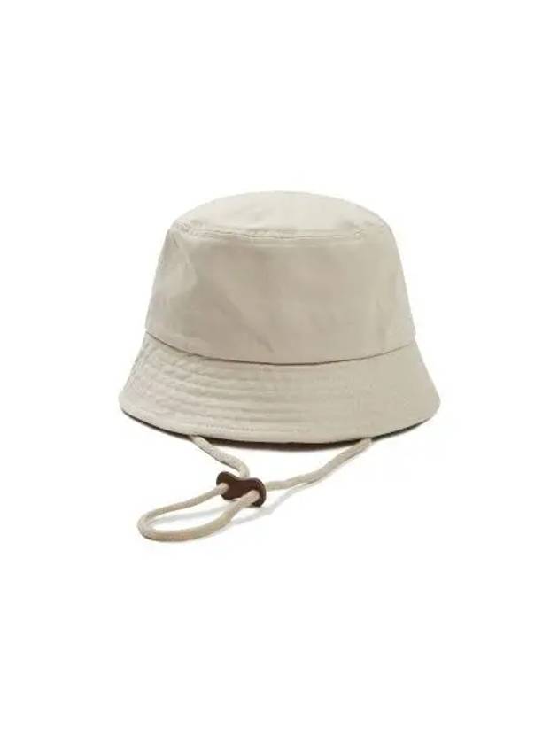 Cotton Bucket Hat Beige S23FUFHA54 - SNOW PEAK - BALAAN 1