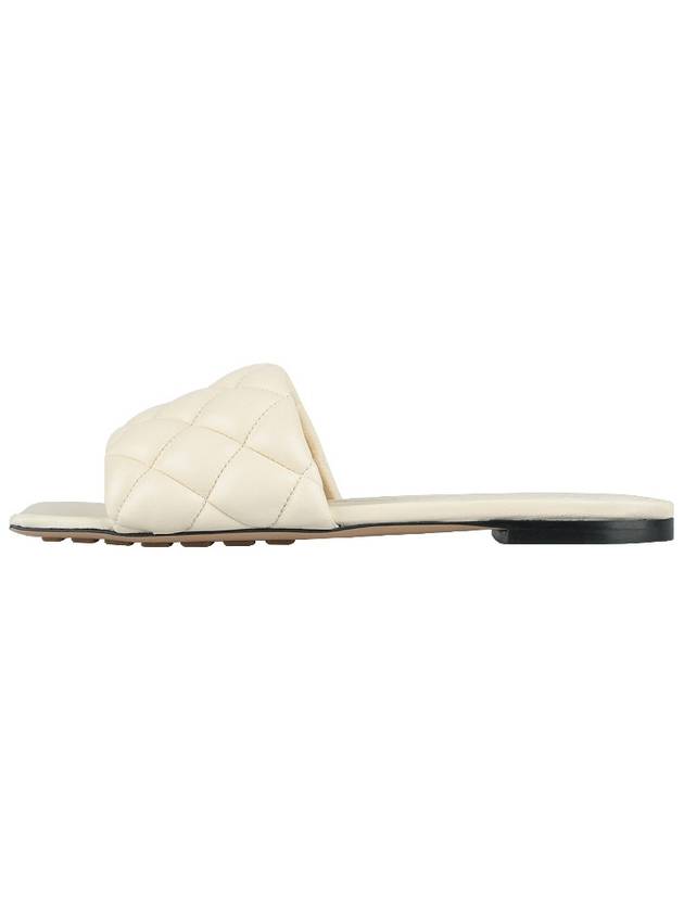 Women's Padded Quilted Slippers Sea Salt - BOTTEGA VENETA - 4