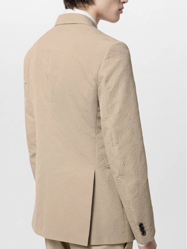 Monogram Cotton Jacket Light Brown - LOUIS VUITTON - BALAAN 4