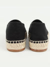 Logo fabric espadrilles black - CELINE - BALAAN 4