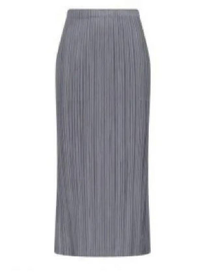 Pleats Basic Pencil Skirt Grey - ISSEY MIYAKE - BALAAN 2