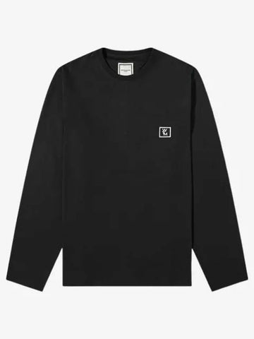 Back logo long sleeve t-shirt black men's W241TS17718B - WOOYOUNGMI - BALAAN 1