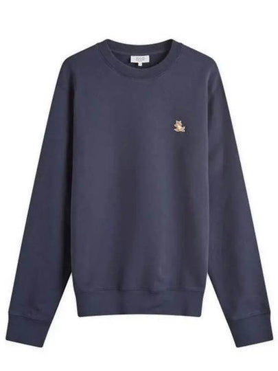 Chillax Patch Regular Sweatshirt Eclipse Blue - MAISON KITSUNE - BALAAN 2