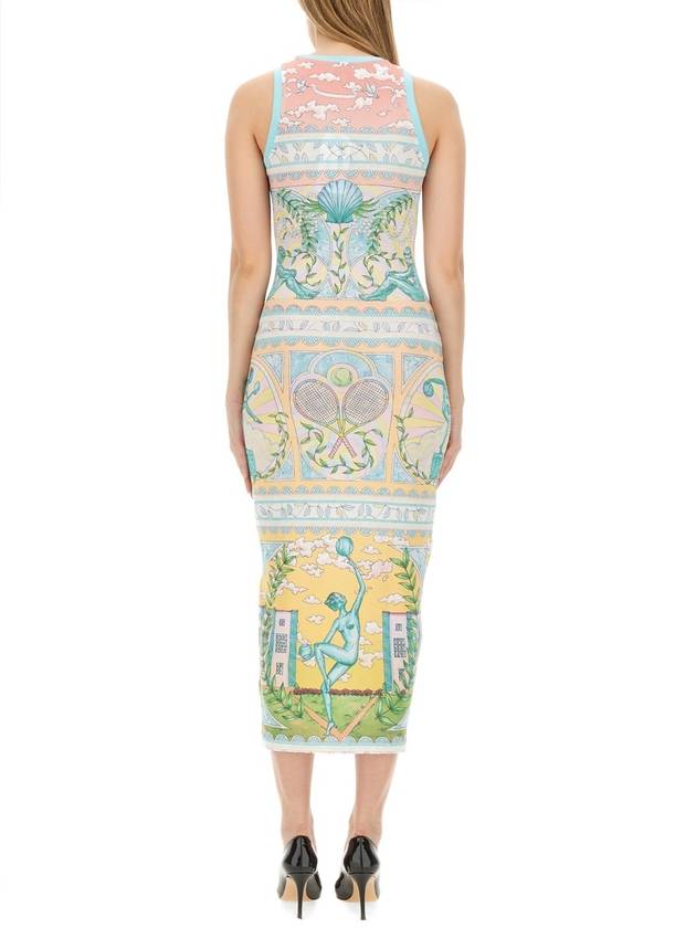 DRESS WITH PRINT - CASABLANCA - BALAAN 3