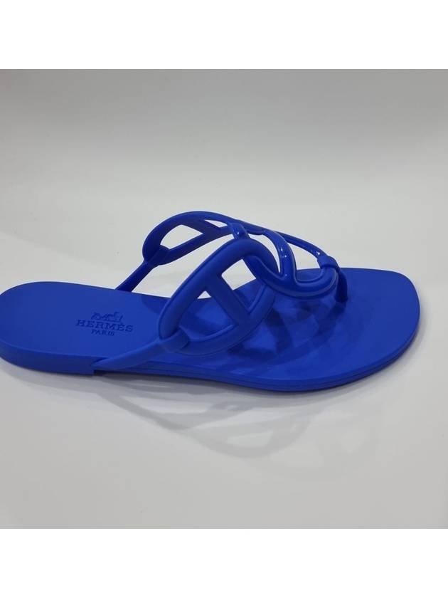 Egerie Flip Flops Blue Outremer - HERMES - BALAAN 3