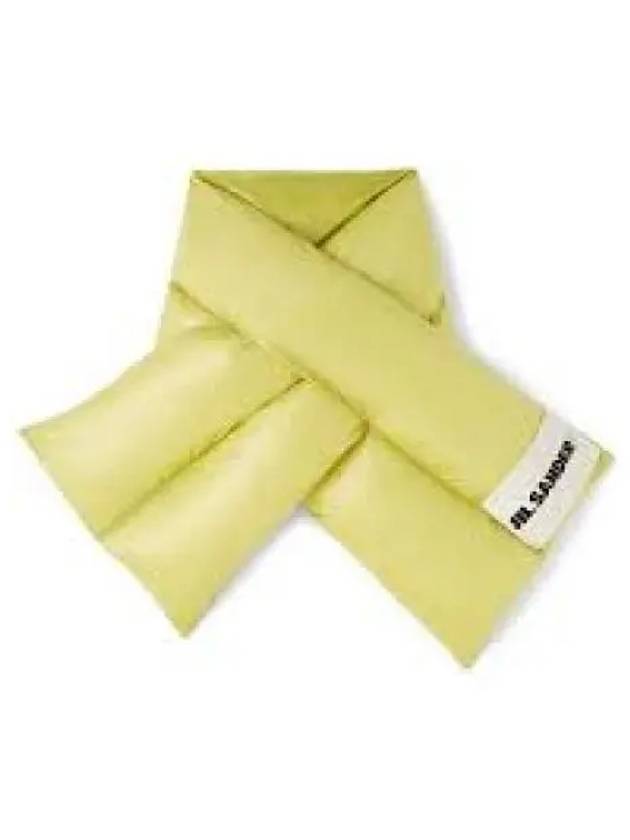 Logo Patch Down Scarf Green - JIL SANDER - BALAAN 2