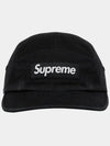 Washed Chino Twill Camp Cap Hat Black FW24H7 - SUPREME - BALAAN 1