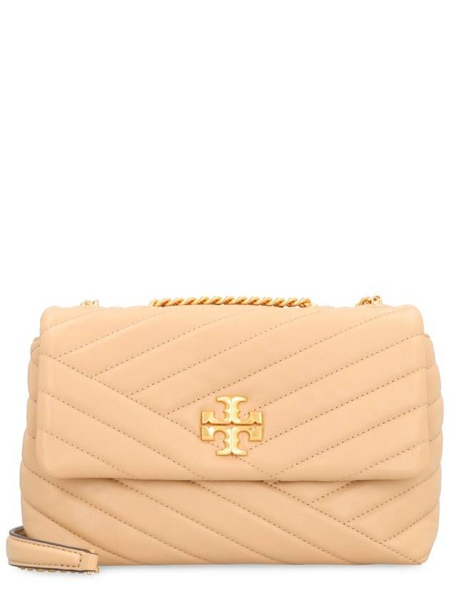 Kira Chevron Convertible Strap Small Shoulder Bag Desert Dune - TORY BURCH - BALAAN 2