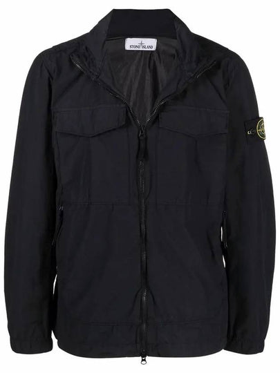 Waffen Naslan Light Watro Zip-up Jacket Black - STONE ISLAND - BALAAN 2