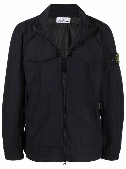 Waffen Naslan Light Watro Zip-up Jacket Black - STONE ISLAND - BALAAN 2