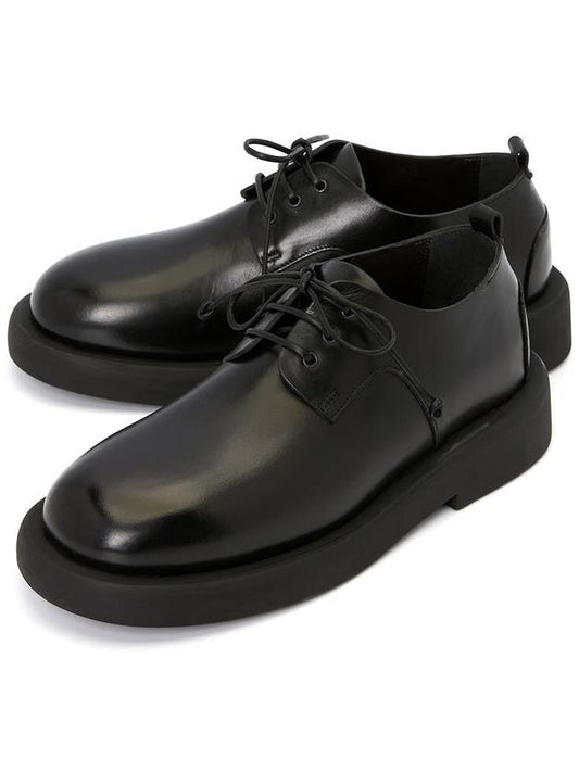 logo lace-up derby shoes black - MARSELL - BALAAN 2
