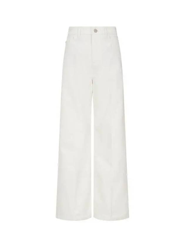 Women s Regular Fit Criss Denim Pants White 270279 - EMPORIO ARMANI - BALAAN 1