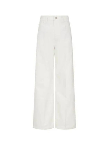 Women s Regular Fit Criss Denim Pants White 270279 - EMPORIO ARMANI - BALAAN 1