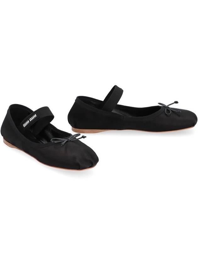 Satin Ballerinas Black - MIU MIU - BALAAN 4