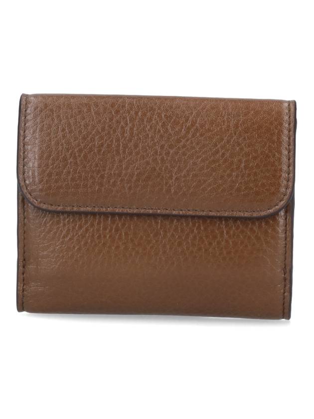 Logo Calfskin Half Wallet Brown - CHLOE - BALAAN 4