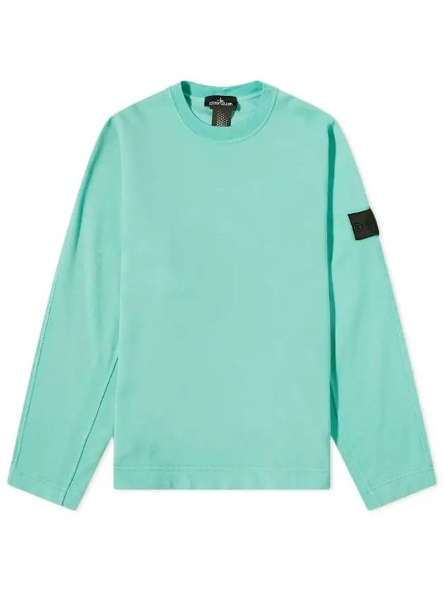 Wappen Shadow Project Mesh Long Sleeve T-Shirt Mint - STONE ISLAND - BALAAN 3