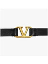 Valentino 3W2J0C44 ZXL 0SM J0C44 Garavani V logo leather bracelet - RED VALENTINO - BALAAN 5